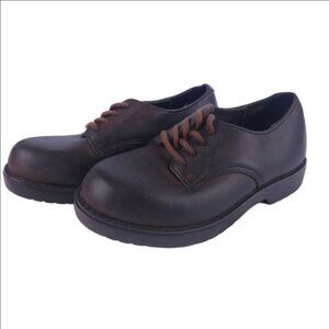 Bass Brown Leather Oxfords Durable Design